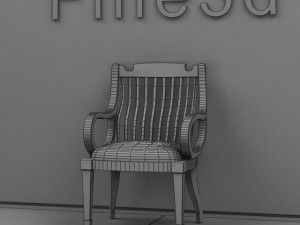 antique02chair0a9 3D Model
