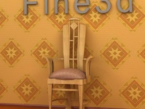 antique02chair0a11 Modelo 3D