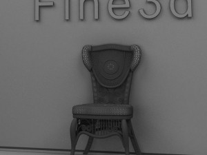 antique02chair0a13 3D-Modell
