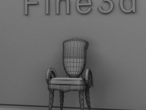 antique02chair0a15 3Dモデル