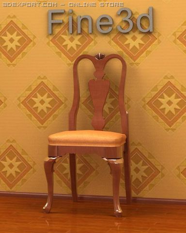 antique02chair0a16 Modello 3D .c4d .max .obj .3ds .fbx .stl .blend 