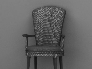 antique02chair0a18 3D Model