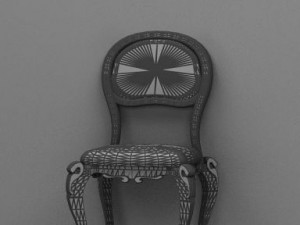 antique02chair0a20 3Dモデル