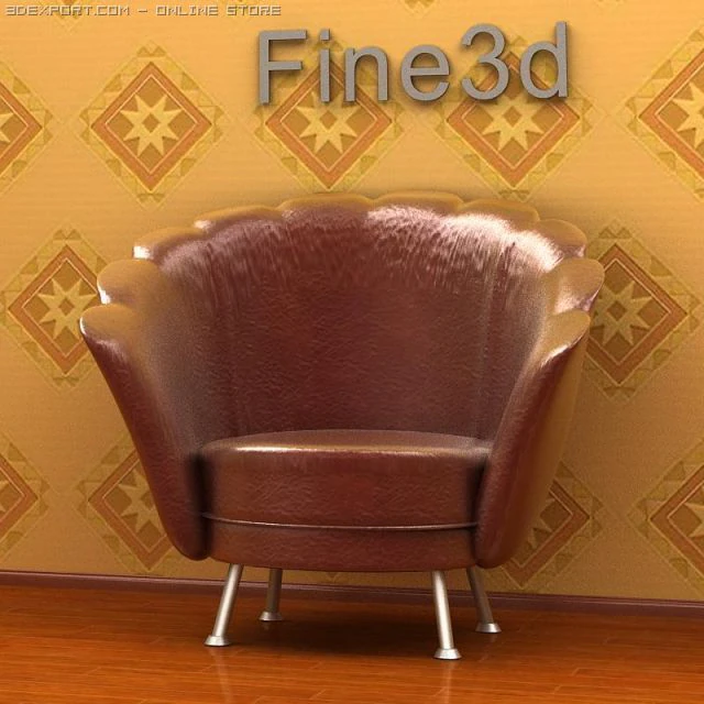02chair0a29 3D Model .c4d .max .obj .3ds .fbx .stl .blend 
