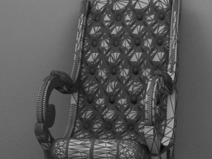 antique02chair0a35 Model 3D