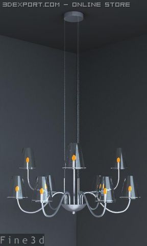 010lamp018 Model 3D .c4d .max .obj .3ds .fbx .stl .blend 