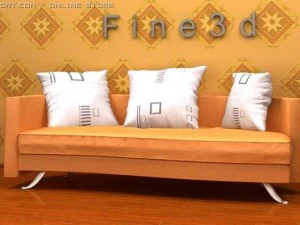 01&ccedil;ok oyunculu kanepe003 3D Model