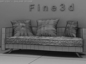01multiplayer sofa003 3D Model
