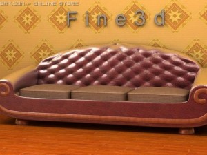 01multiplayer sofa005 3D Model