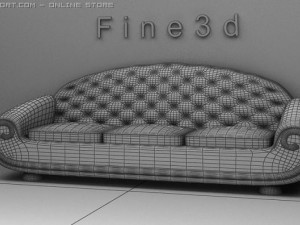 01multiplayer sofa005 Model 3D