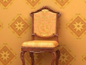 antique02chair0a22 Model 3D