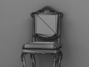 antique02chair0a22 3D Model