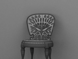 antique02chair0a23 3D Модель