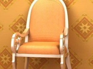 골동품02의자0a24 3D 모델