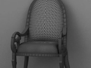 antique02chair0a24 3D Model