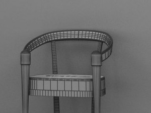 antique02chair0a25 3Dモデル
