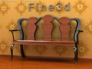 antico02sedia0a28 Modello 3D