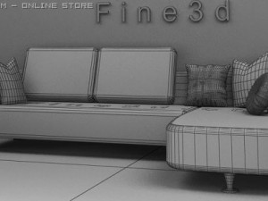 01multiplayer sofa006 3D Model