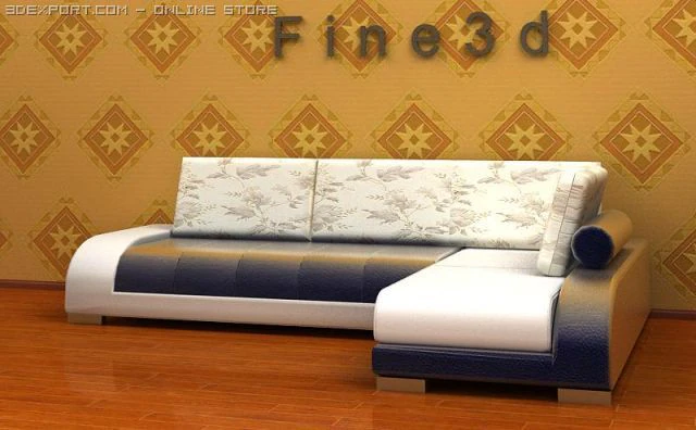 01multiplayer sofa007 3D Model .c4d .max .obj .3ds .fbx .stl .blend