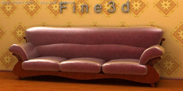 01multiplayer sofa008 3D Модель .c4d .max .obj .3ds .fbx .stl .blend 