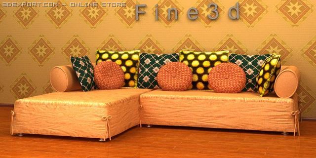 01multiplayer sofa009 3D मॉडल .c4d .max .obj .3ds .fbx .stl .blend 