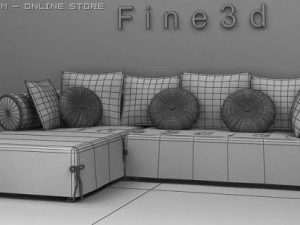 01multiplayer sofa009 3D Model