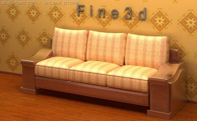 01multiplayer sofa011 Model 3D .c4d .max .obj .3ds .fbx .stl .blend 