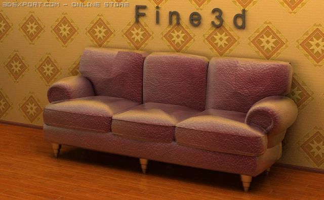 01multiplayer sofa012 3D 模型 .c4d .max .obj .3ds .fbx .stl .blend 