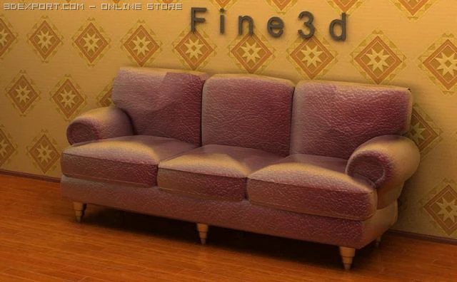 01multiplayer sofa012 3D Model .c4d .max .obj .3ds .fbx .stl .blend