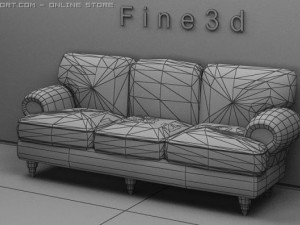 01multiplayer sofa012 3D 模型
