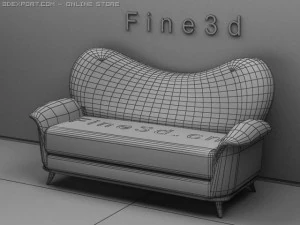01multiplayer sofa013 3D Model