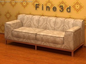 01multiplayer sofa014 Model 3D