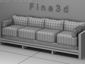 01multiplayer sofa016 Modelo 3D