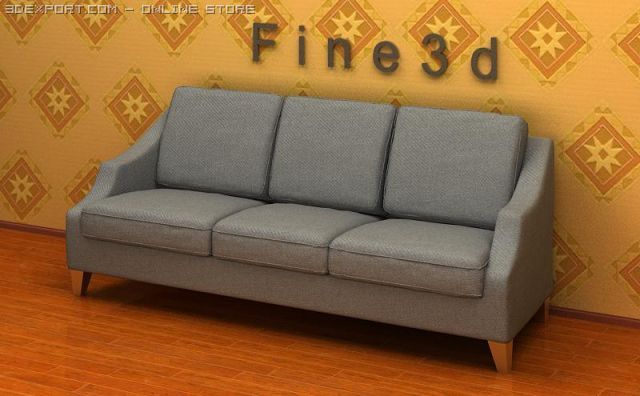 01multiplayer sofa018 Model 3D .c4d .max .obj .3ds .fbx .stl .blend 