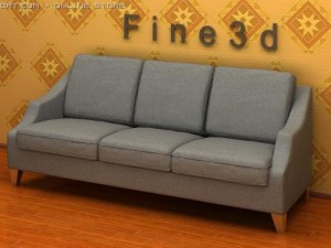 01multiplayer sofa018 Modelo 3D