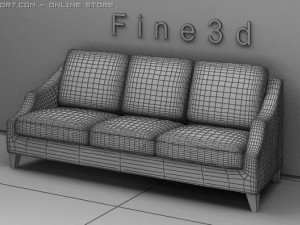 01multiplayer sofa018 Model 3D