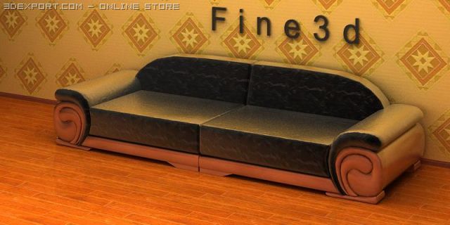 01multiplayer sofa019 3D Model .c4d .max .obj .3ds .fbx .stl .blend 