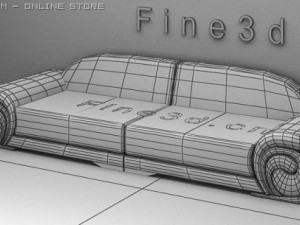 01multiplayer sofa019 3D Model