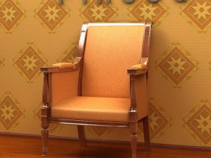 antique02chair0a36 3Dモデル