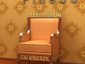 antique02chair0a37 3Dモデル
