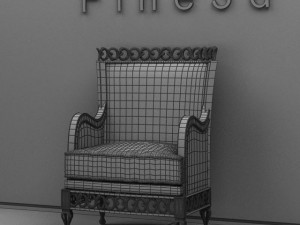 antique02chair0a37 Model 3D