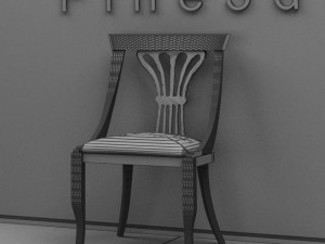 antique02chair0a38 Model 3D