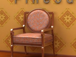 antique02chair0a39 3D Model