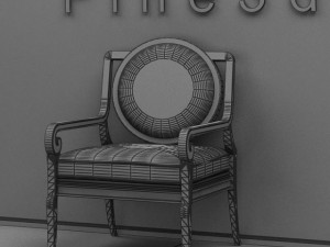 antique02chair0a39 Model 3D