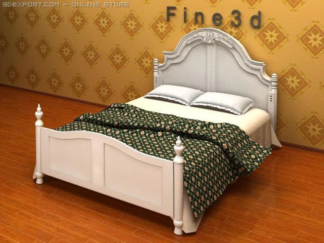 antique03beda003 3D Model .c4d .max .obj .3ds .fbx .stl .blend 