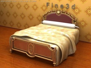antique03beda015 3Dモデル