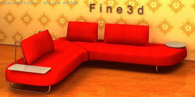01multiplayer sofa020 3D Model .c4d .max .obj .3ds .fbx .stl .blend 