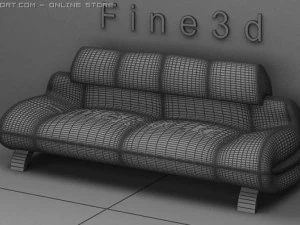 01multiplayer sofa021 3D Model