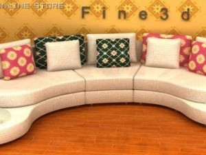 01multiplayer sofa023 3D Model