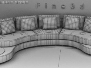 01multiplayer sofa023 3D-Modell